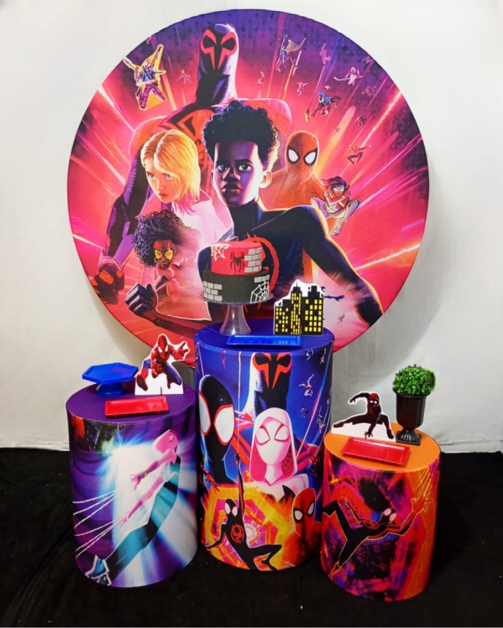 Miles Morales/Homem Aranha - Kit Felizes Para Sempre  - Juntosparasempre 