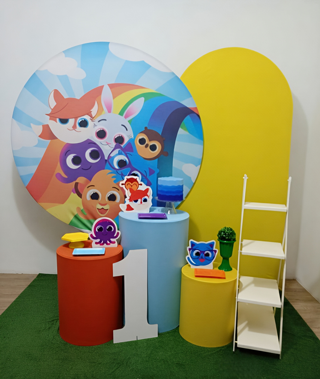 Bolofofos Menino - Kit 2 + Escadinha E Número - Juntosparasempre 
