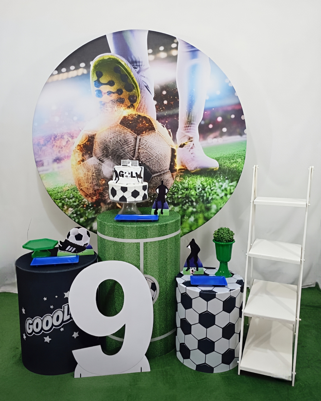 Futebol - Kit 1 + Escadinha E Número - Juntosparasempre 