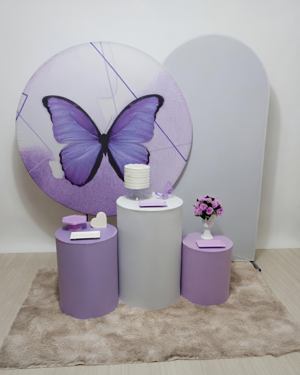 Borboleta Roxa - Kit 2 - Juntosparasempre 