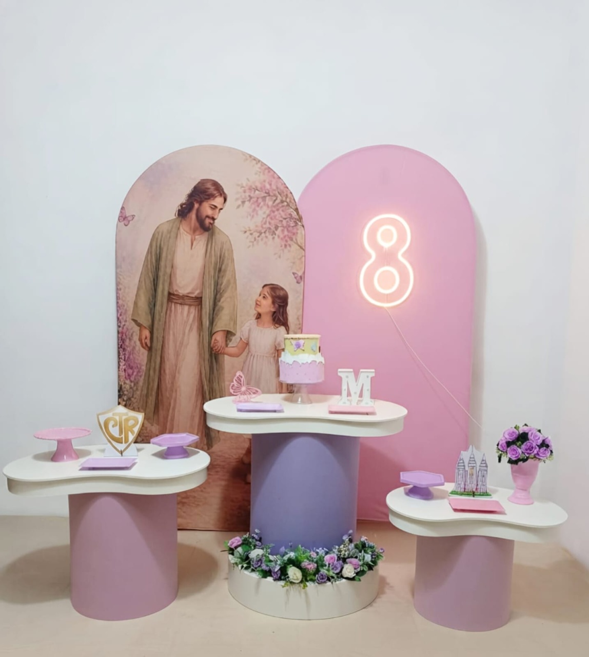 Jesus E Menina Rosa - Orgânico - Juntosparasempre 