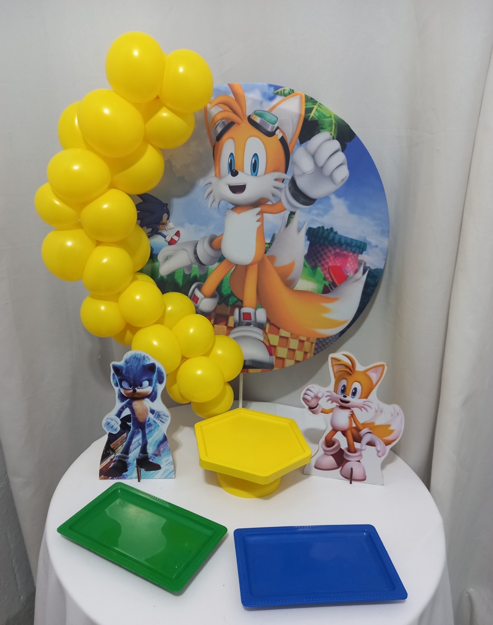Sonic Amarelo - Festa Na Mesa  - Juntosparasempre 