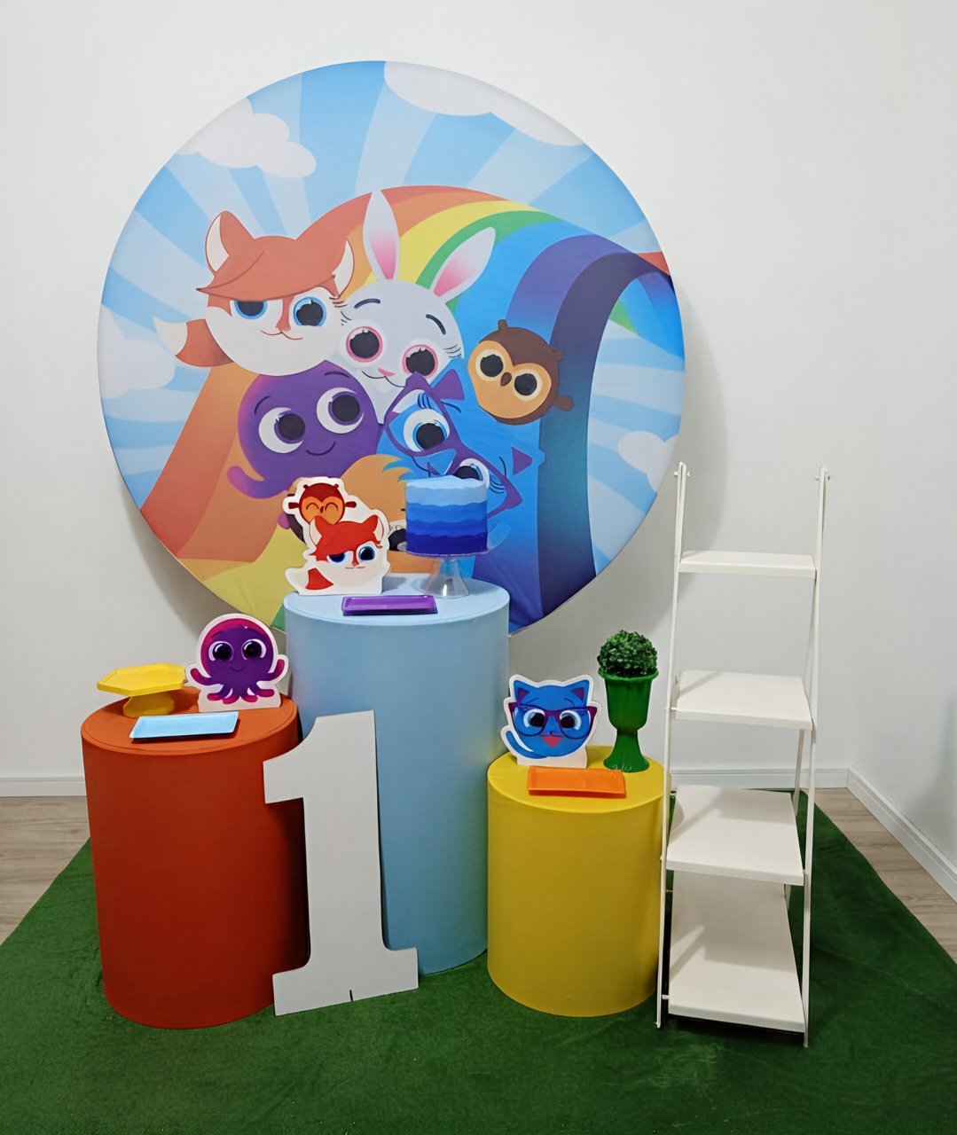 Bolofofos Menino - Kit 1 + Escadinha E Número - Juntosparasempre 