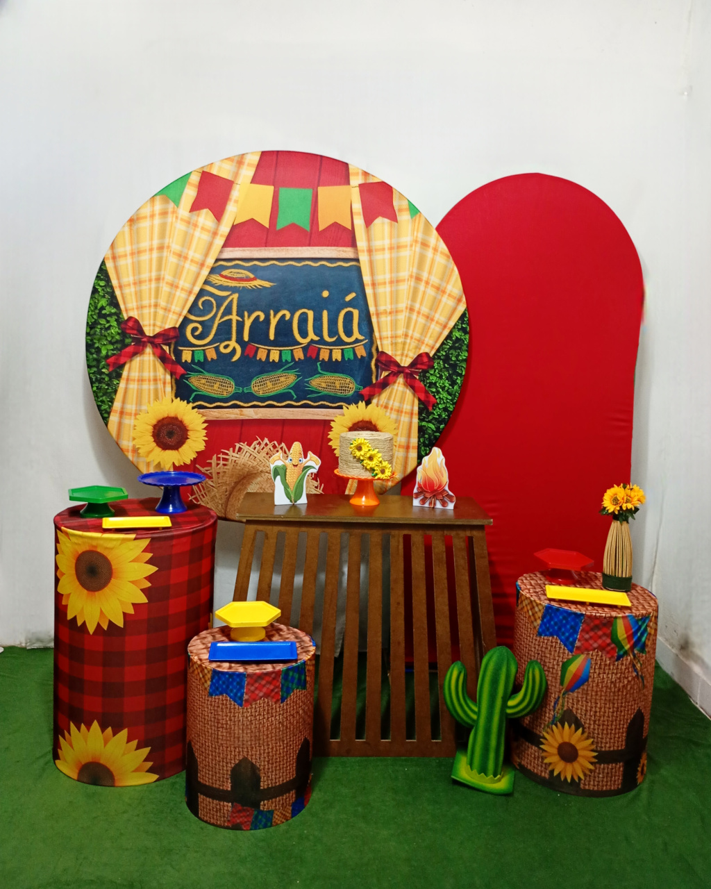 Arraia Vermelho - Kit Juntos Para Sempre - Juntosparasempre 