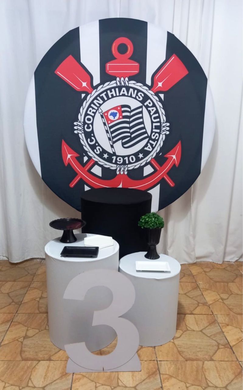 Corinthians - Só Um Bolinho + Número - Juntosparasempre 