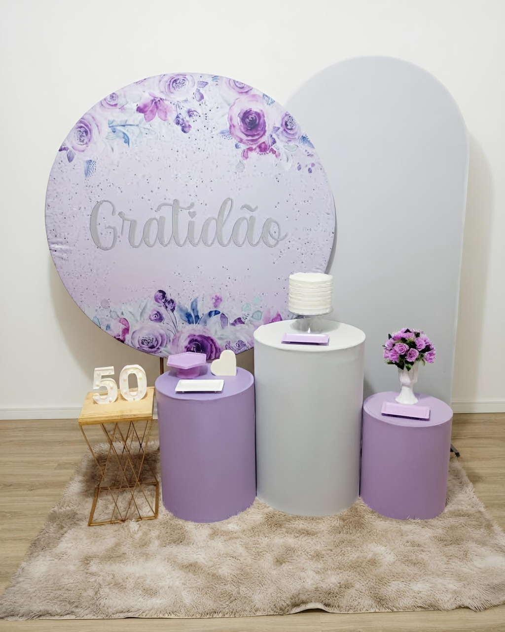 Gratidão - Kit 2 + Mesa E Led - Juntosparasempre 