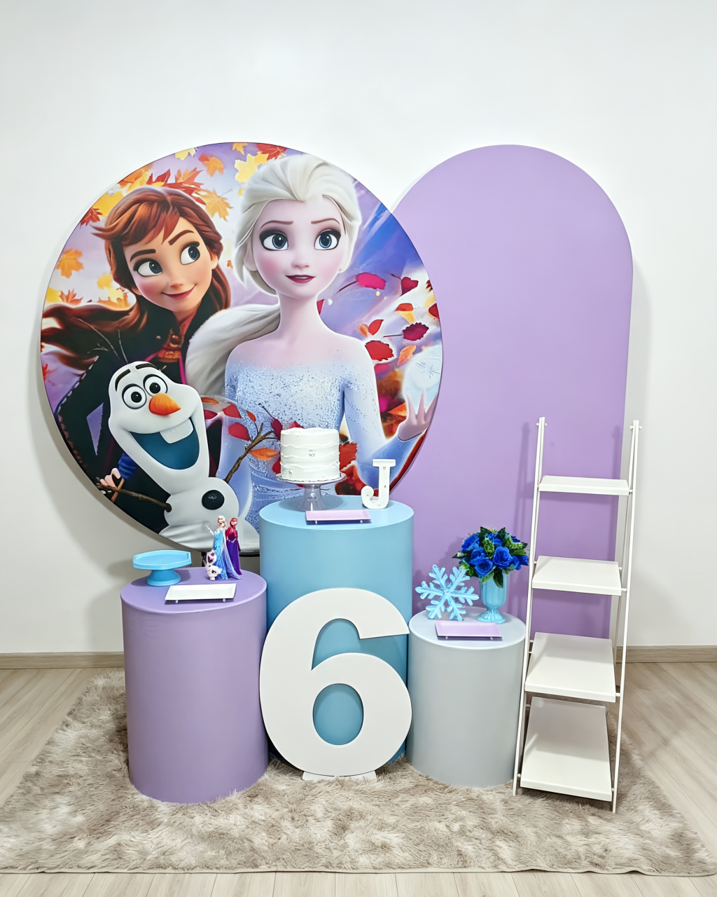 Frozen - Kit 2 + Escadinha E Número - Juntosparasempre 