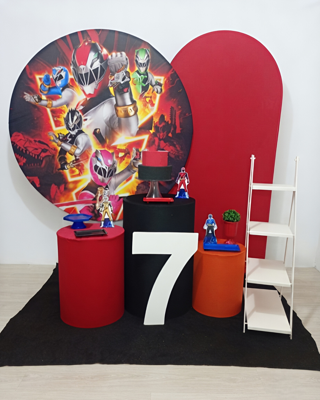 Power Rangers - Kit 2 + Escadinha E Número - Juntosparasempre 