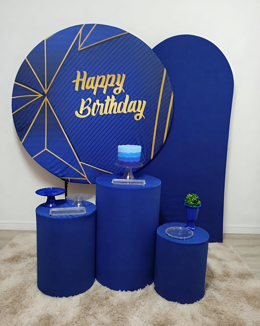 Happy Birthday Azul - Kit 2 - Juntosparasempre 