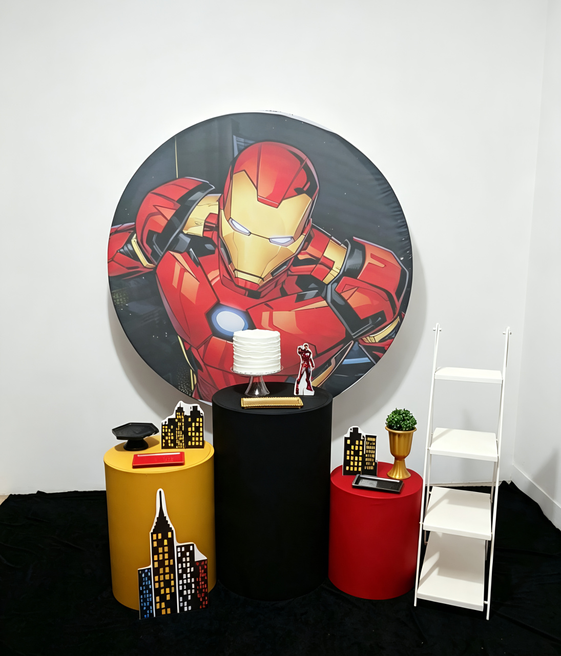 Homem de Ferro - Kit 1 + Escadinha E Display - Juntosparasempre 
