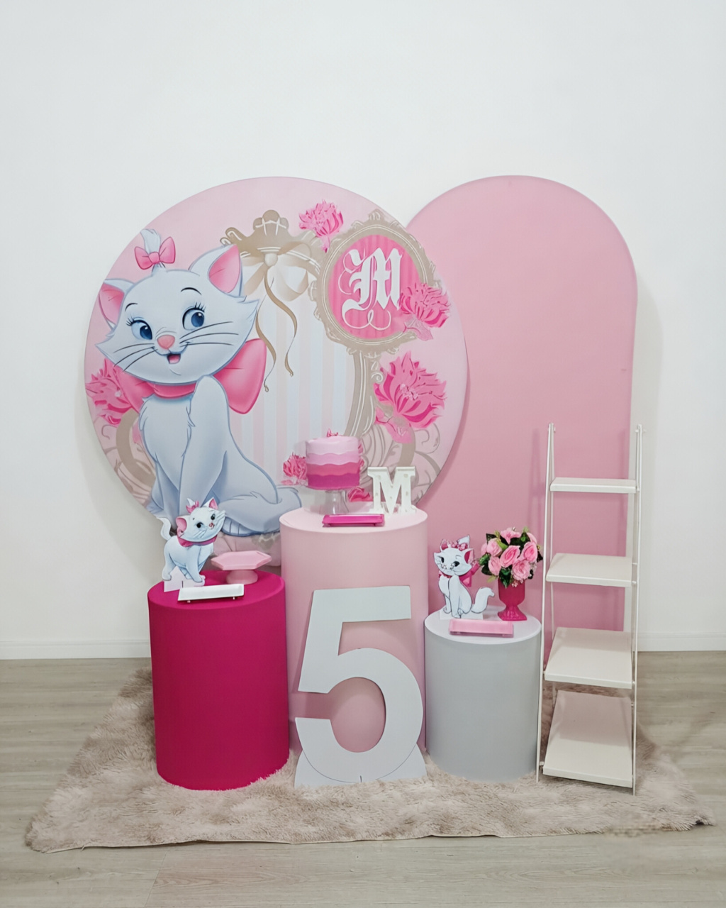 Gata Marie - Kit 2 + Escadinha E Número - Juntosparasempre 