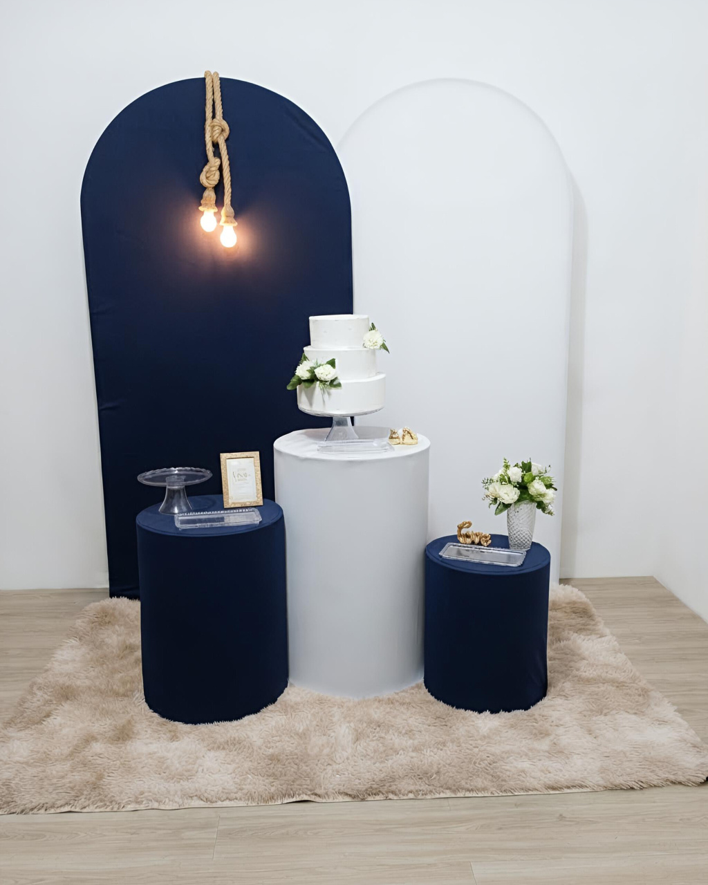 Noivado Azul Marinho - Kit 2 - Juntosparasempre 