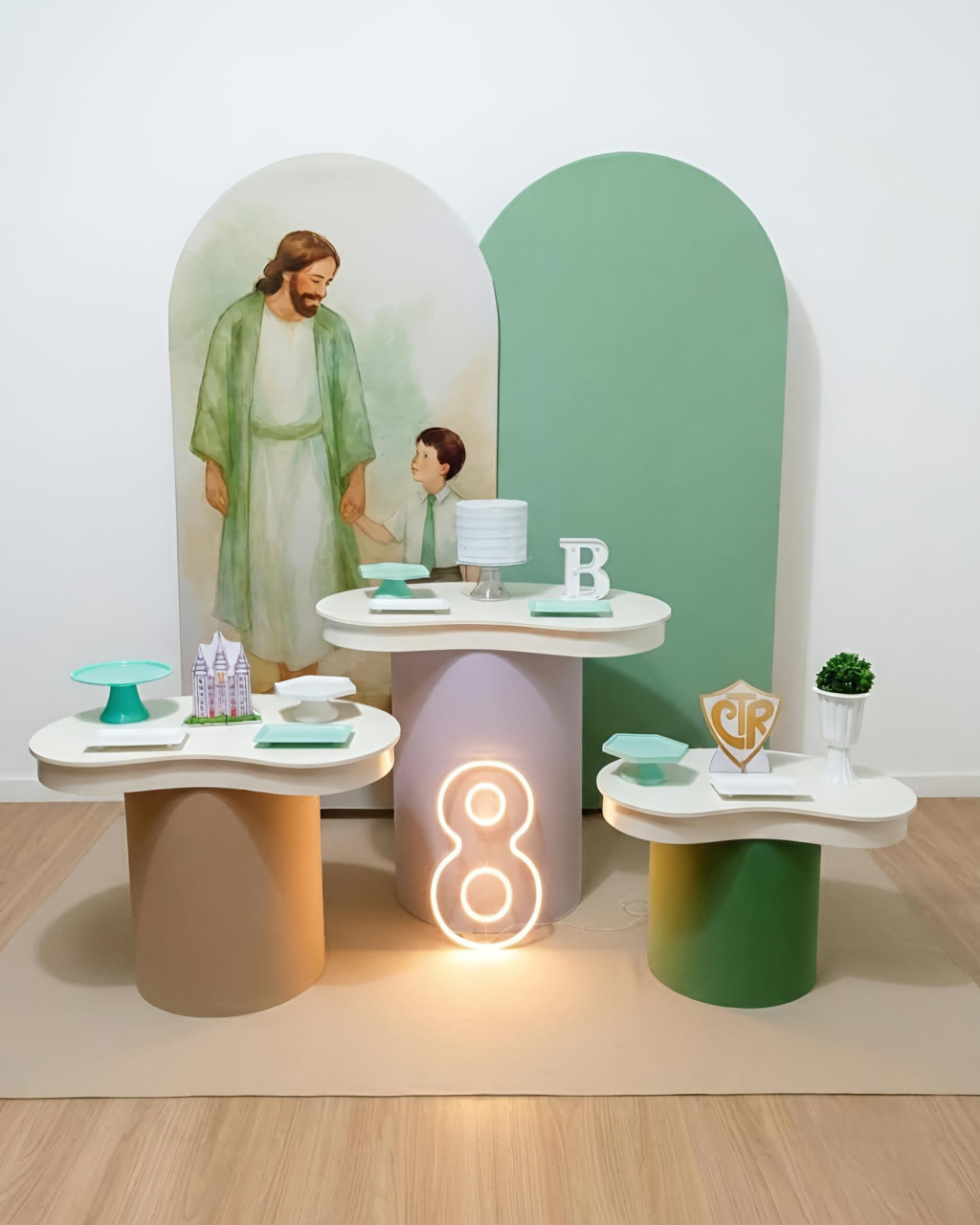 Batismo Jesus E Menino Verde - Orgânico - Juntosparasempre 
