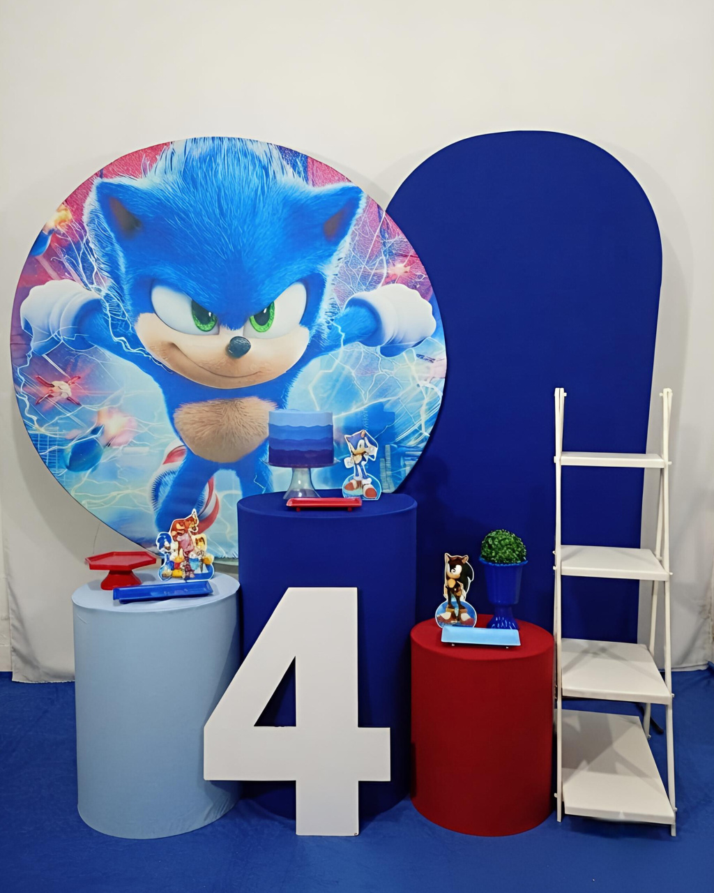 Sonic - Kit 2 + Escadinha E Número - Juntosparasempre 