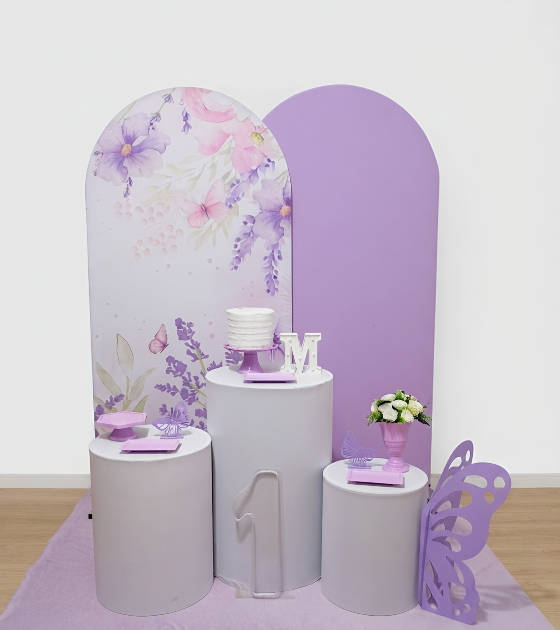 Jardim Lilás - Kit 2 + Led E Borboleta - Juntosparasempre 