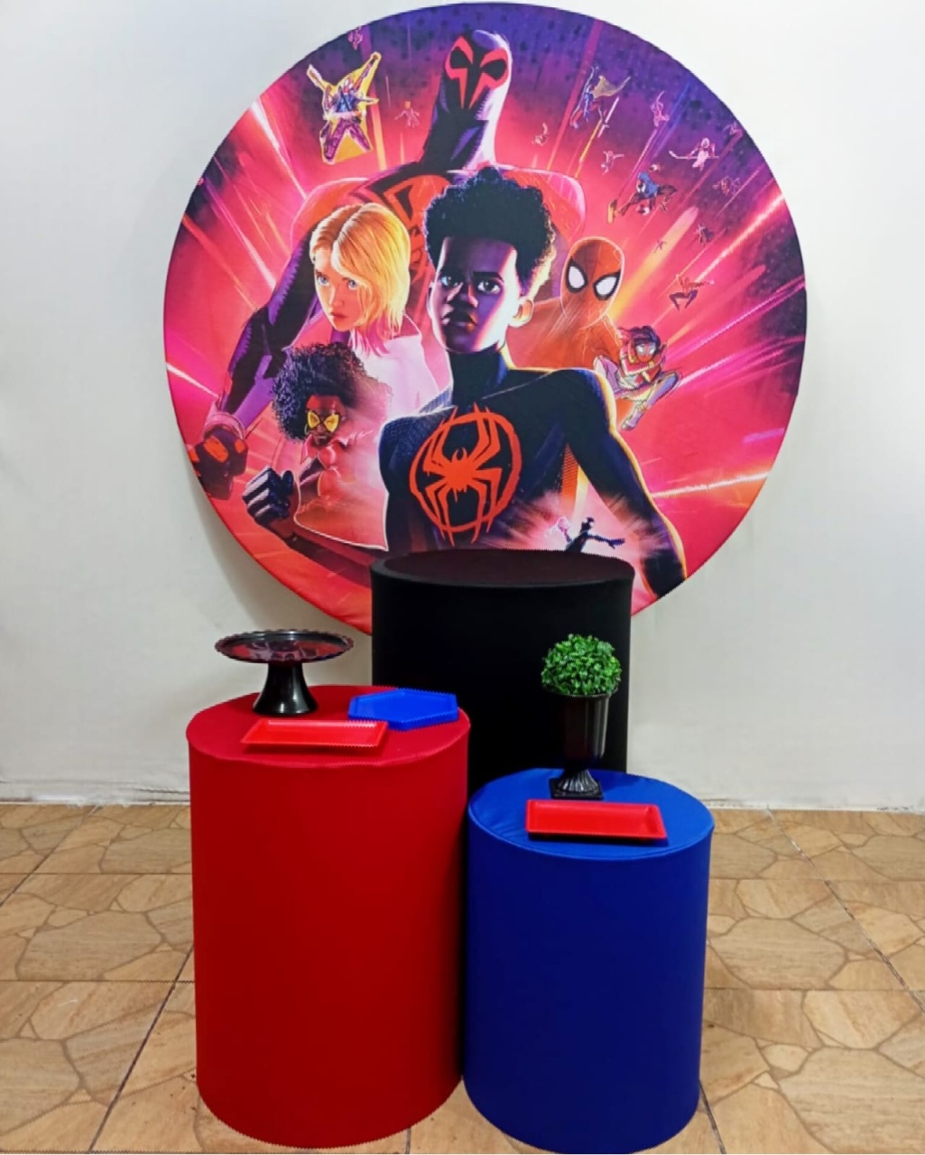 Miles Morales/Homem Aranha - Kit Só Um Bolinho - Juntosparasempre 