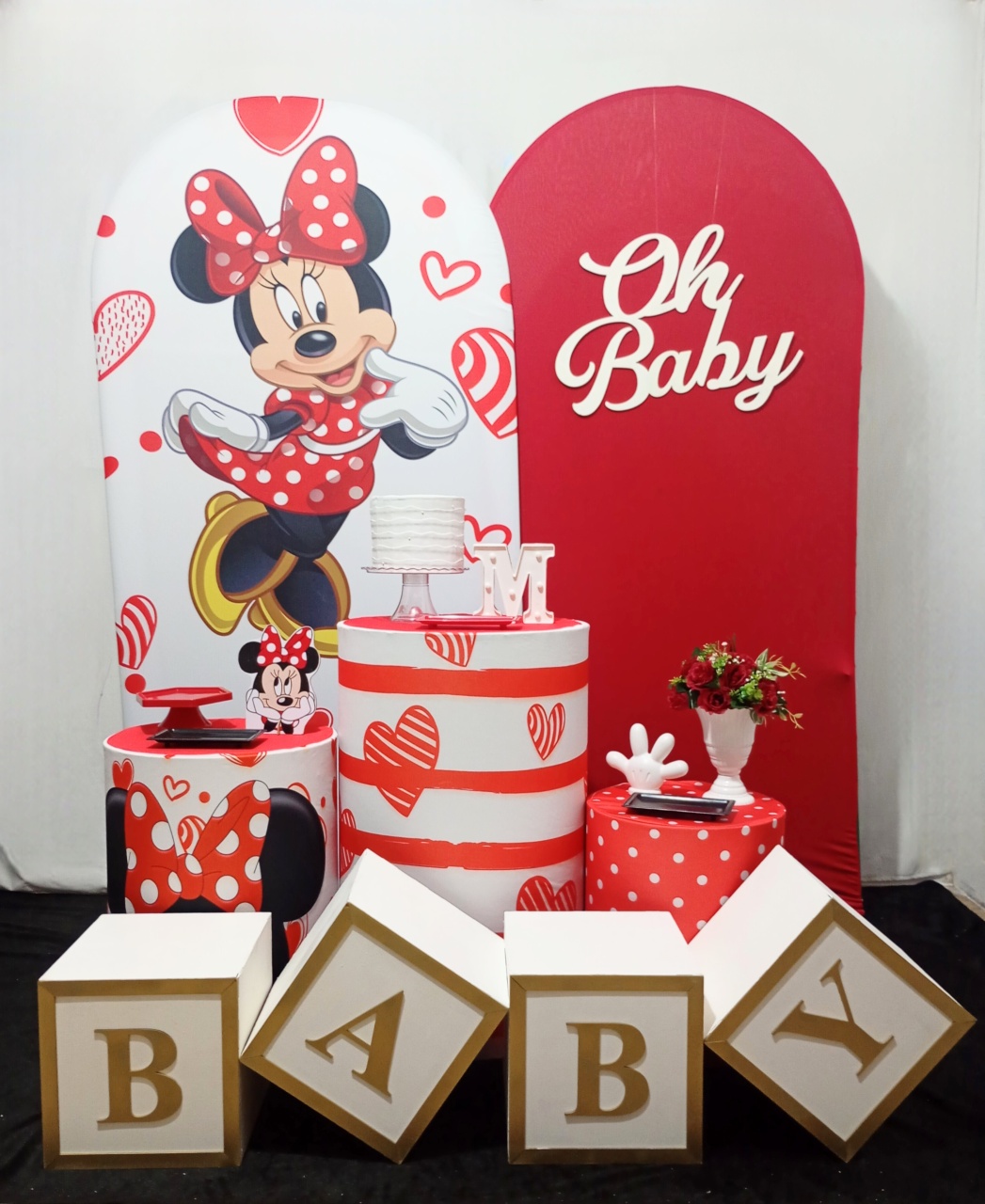Minnie Vermelha Oh Baby - Composição - Juntosparasempre 