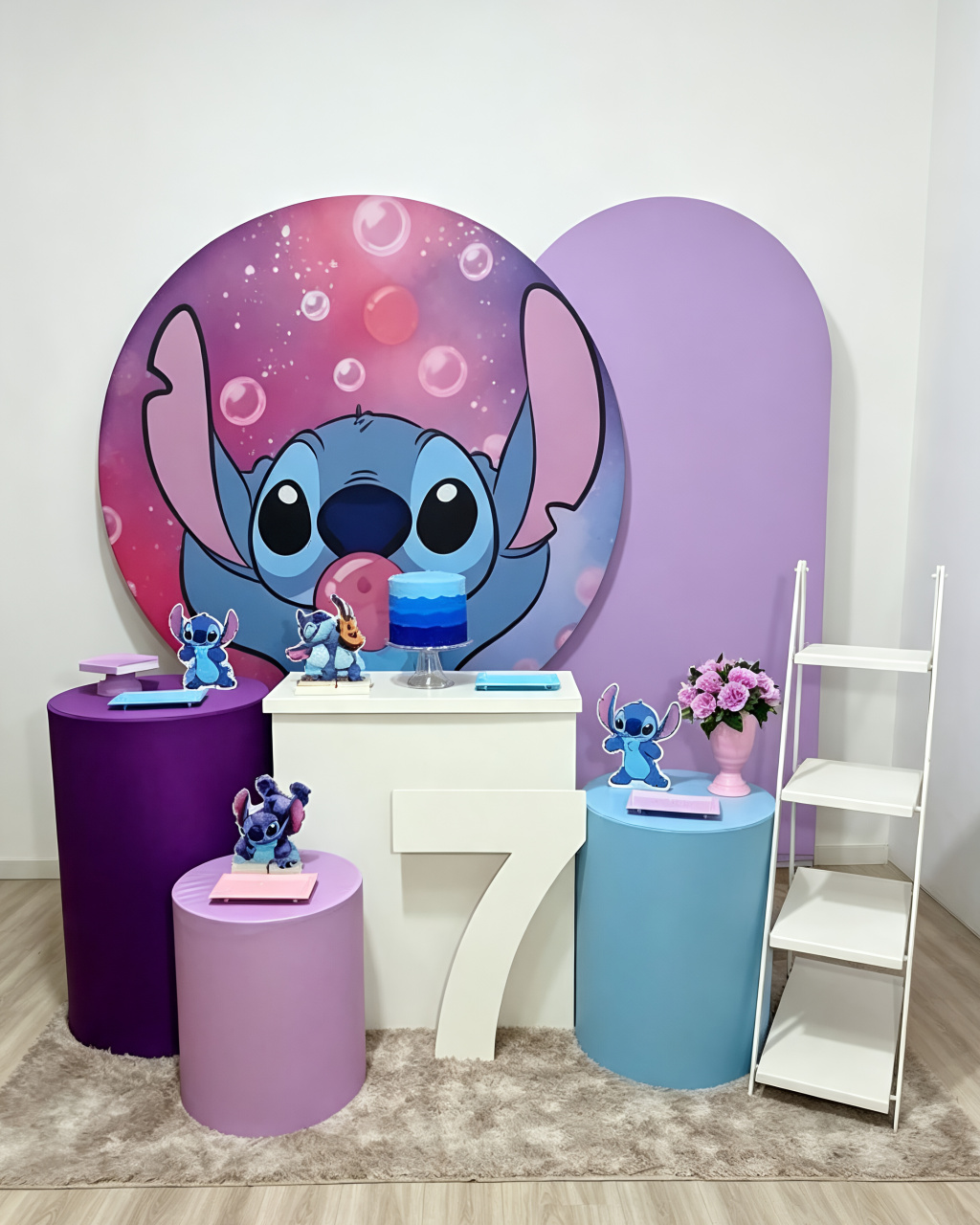 Stitch Chiclete - Kit 3 - Juntosparasempre 
