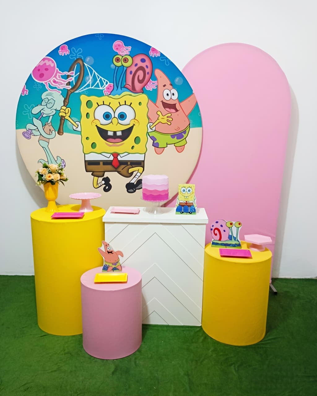 Bob Esponja Menina - Kit 2 + Mesa - Juntosparasempre 