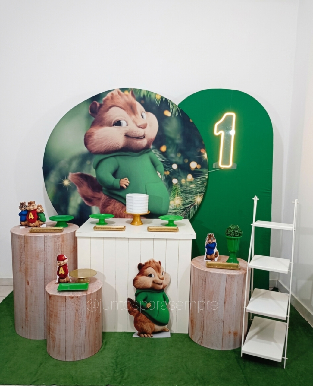 Theodor - Kit Juntos Para Sempre + Led E Escadinha - Juntosparasempre 