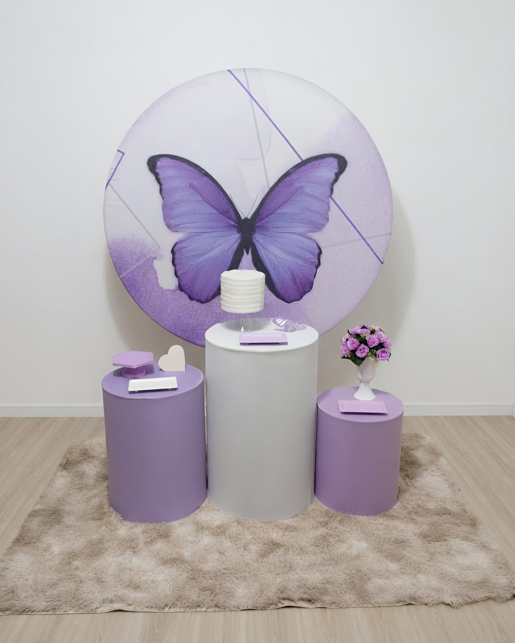 Borboleta Roxa - Kit 1 - Juntosparasempre 
