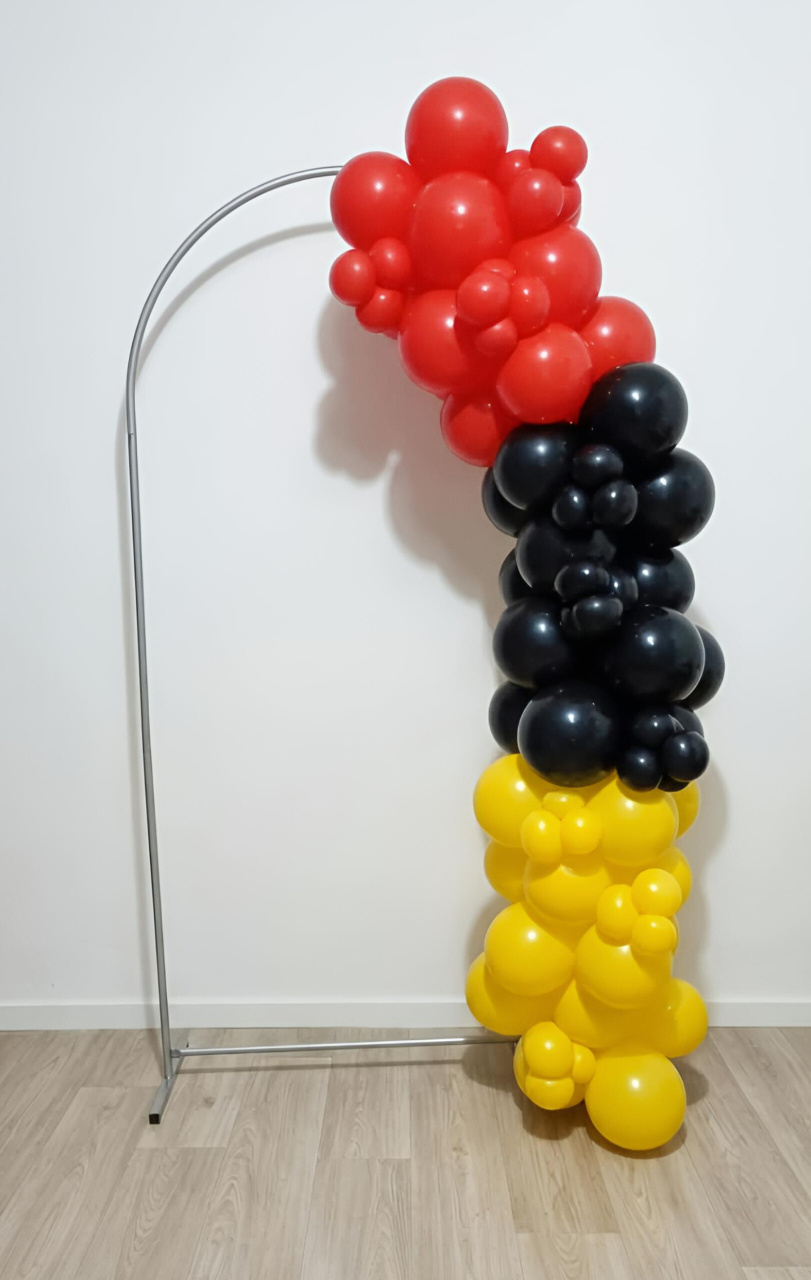 Arco de Balões 3 Coress - Juntosparasempre 