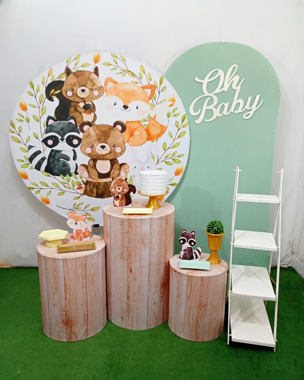 Bosque Encantado - Kit Felizes Para Sempre + Escada de Lembrancinha - Juntosparasempre 