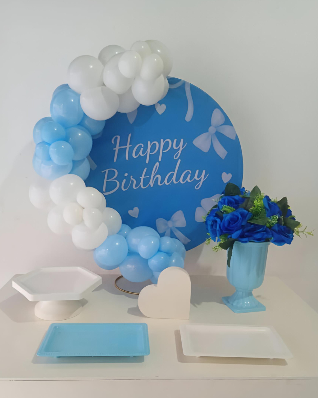 Happy Birthday Laços - Festa Na Mesa - Juntosparasempre 