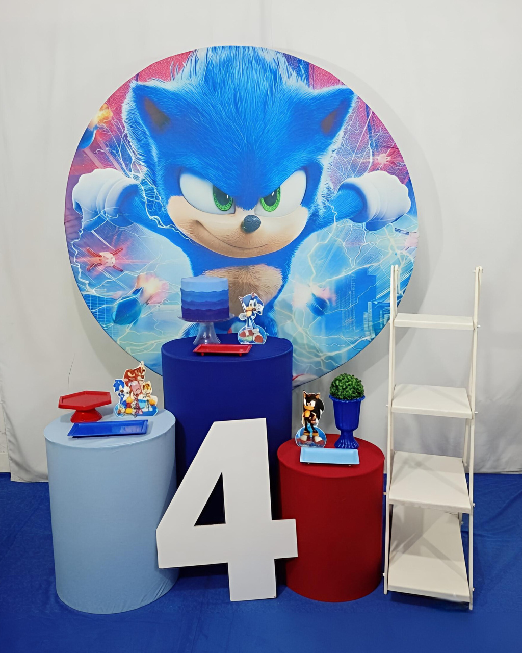 Sonic - Kit 1 + Escadinha E Número - Juntosparasempre 