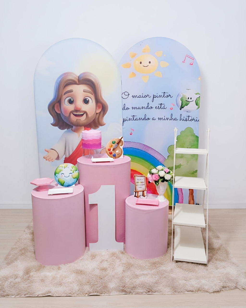 O Maior Pintor - Kit 2 + Escadinha E Número - Juntosparasempre 