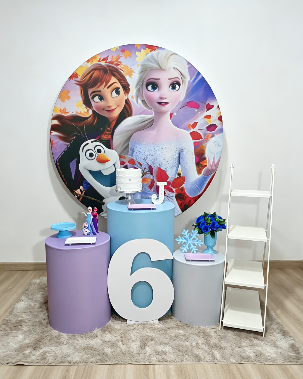 Frozen - Kit 1 + Escadinha E Número - Juntosparasempre 