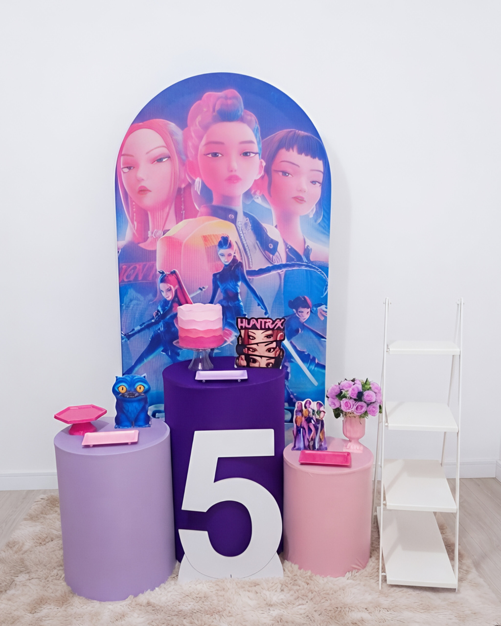 Guerreiras Do K-Pop - Kit 1 + Escadinha E Número - Juntosparasempre 