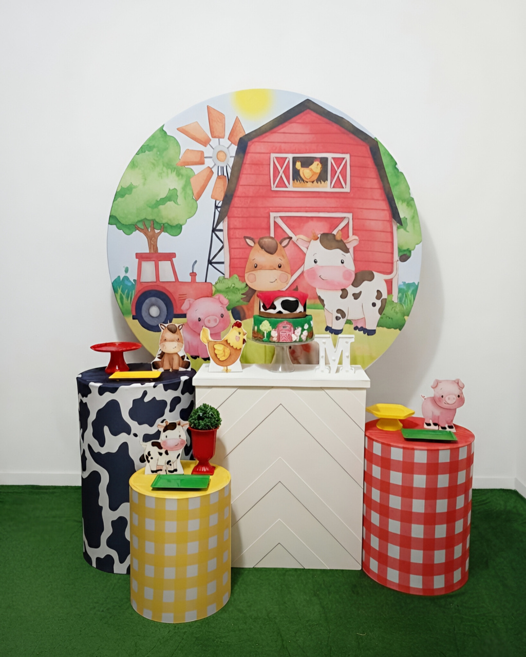 Fazendinha Menino - Kit 2 + Mesa - Juntosparasempre 