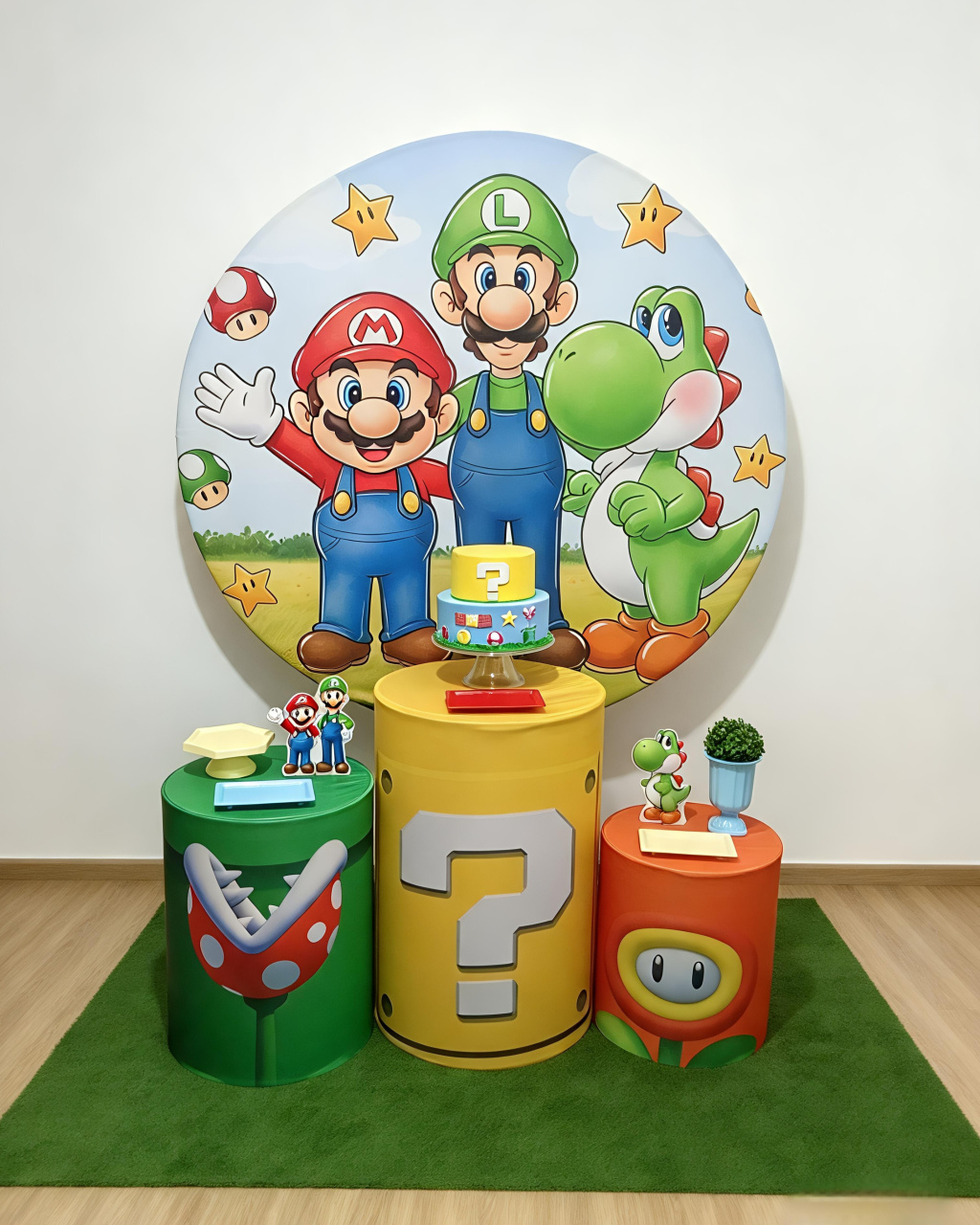 Super Mario Aquarela - Kit 1 - Juntosparasempre 
