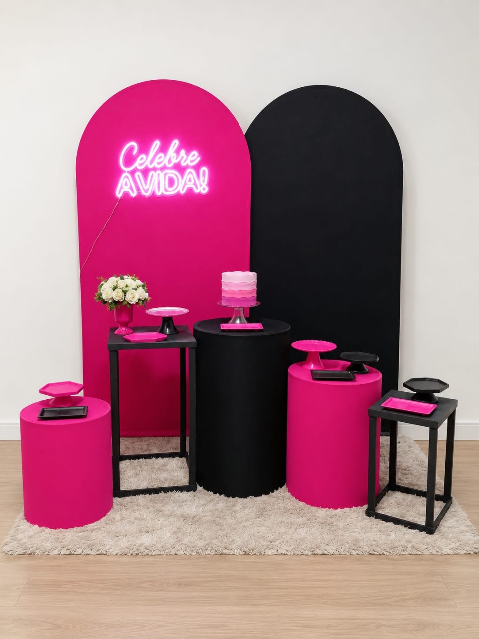 Celebre A Vida - Rosa E Preto - Juntosparasempre 