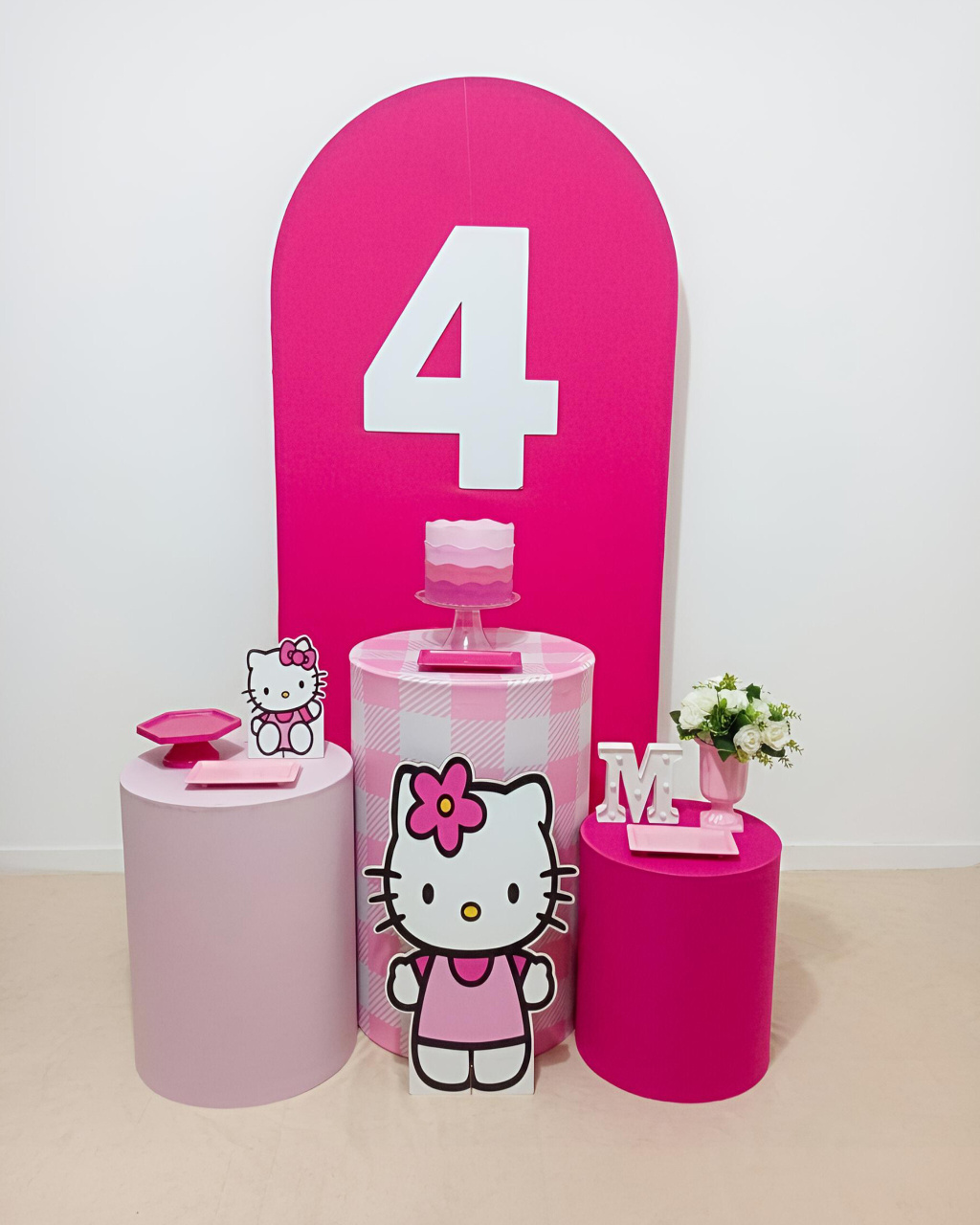 Hello Kitty - Kit 1 + Display E Número - Juntosparasempre 