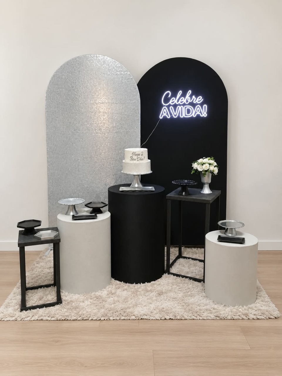 Celebre A Vida - Prata E Preto - Juntosparasempre 