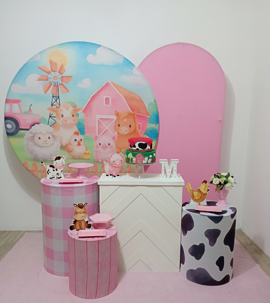 Fazendinha Menina - Kit 2 + Mesa - Juntosparasempre 