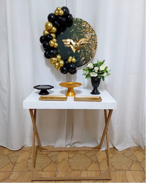 Mulher Maravilha Adulto - Festa Na Mesa 2 - Juntosparasempre 