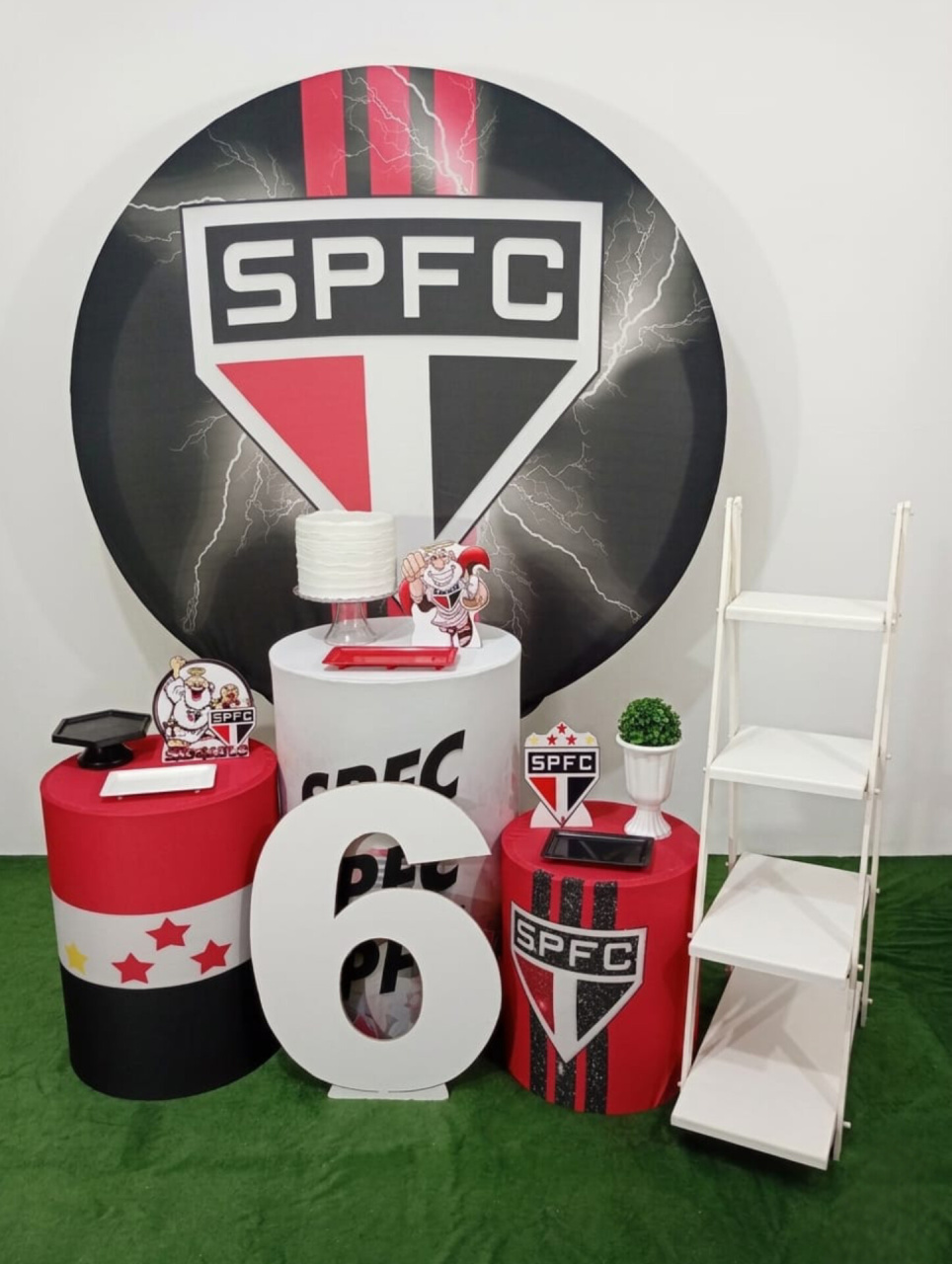 São Paulo - Kit 1 + Escadinha E Número - Juntosparasempre 