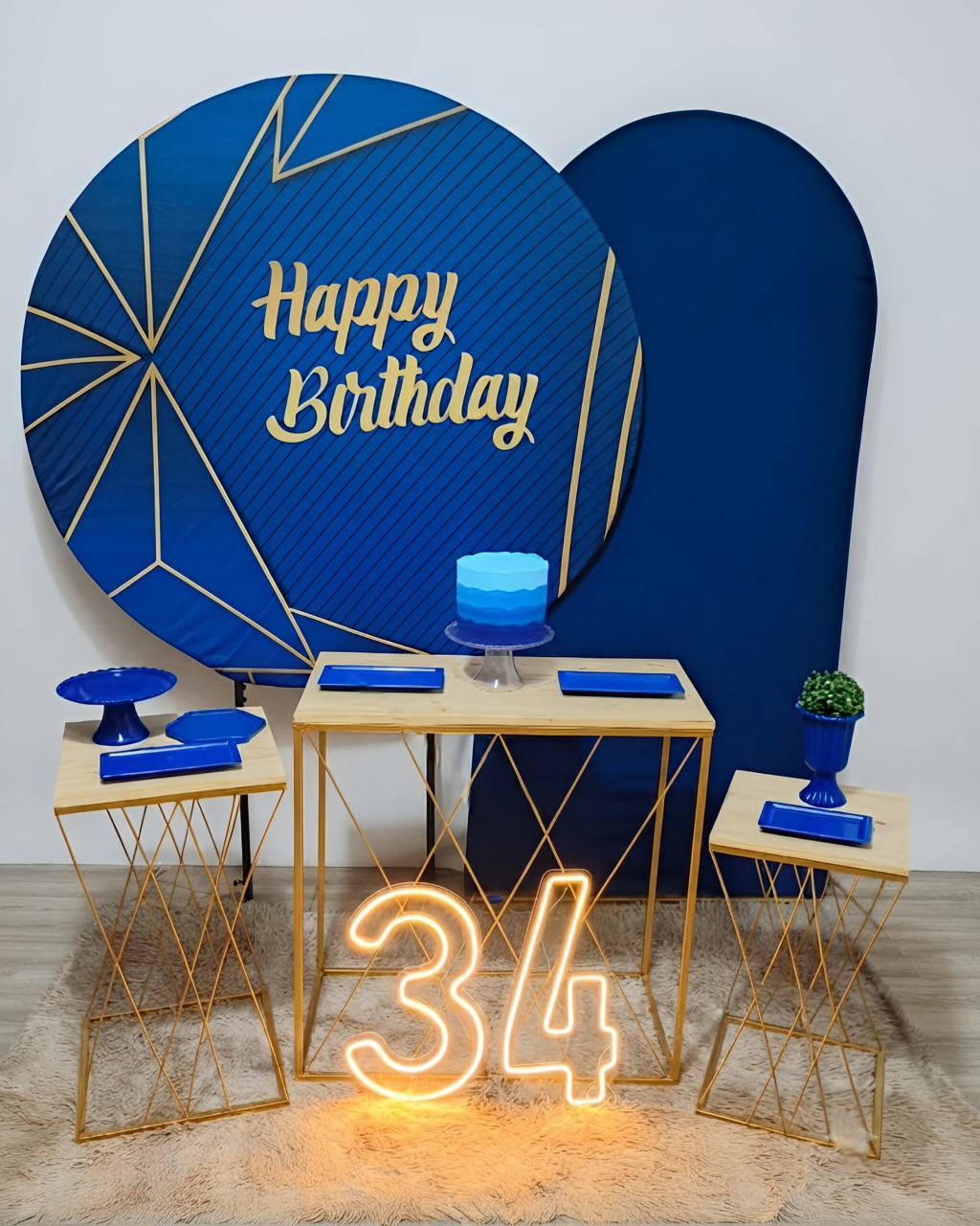 Happy Birthday Azul - Composição - Juntosparasempre 
