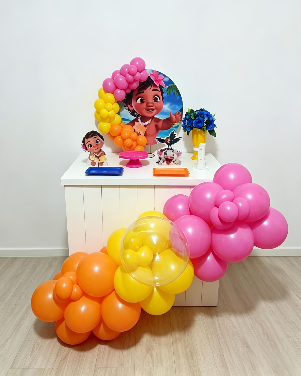 Moana Baby - Festa Na Mesa Plus - Juntosparasempre 