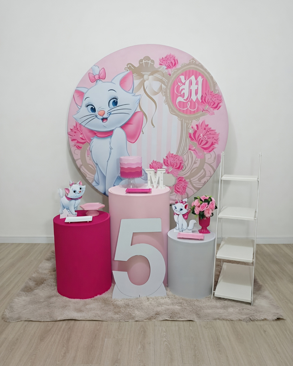 Gata Marie - Kit 1 + Escadinha E Número - Juntosparasempre 