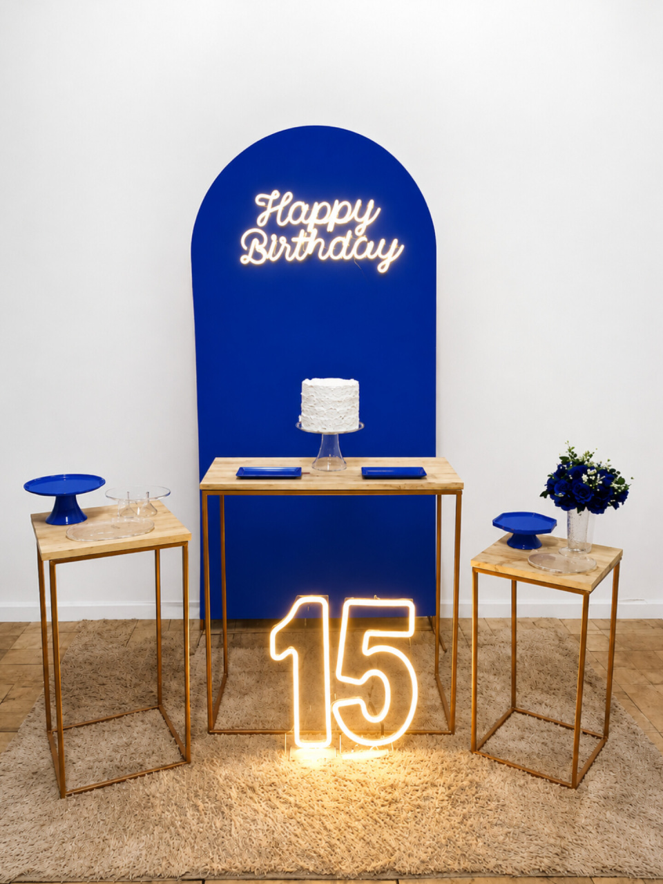Happy Birthday - Azul - Juntosparasempre 