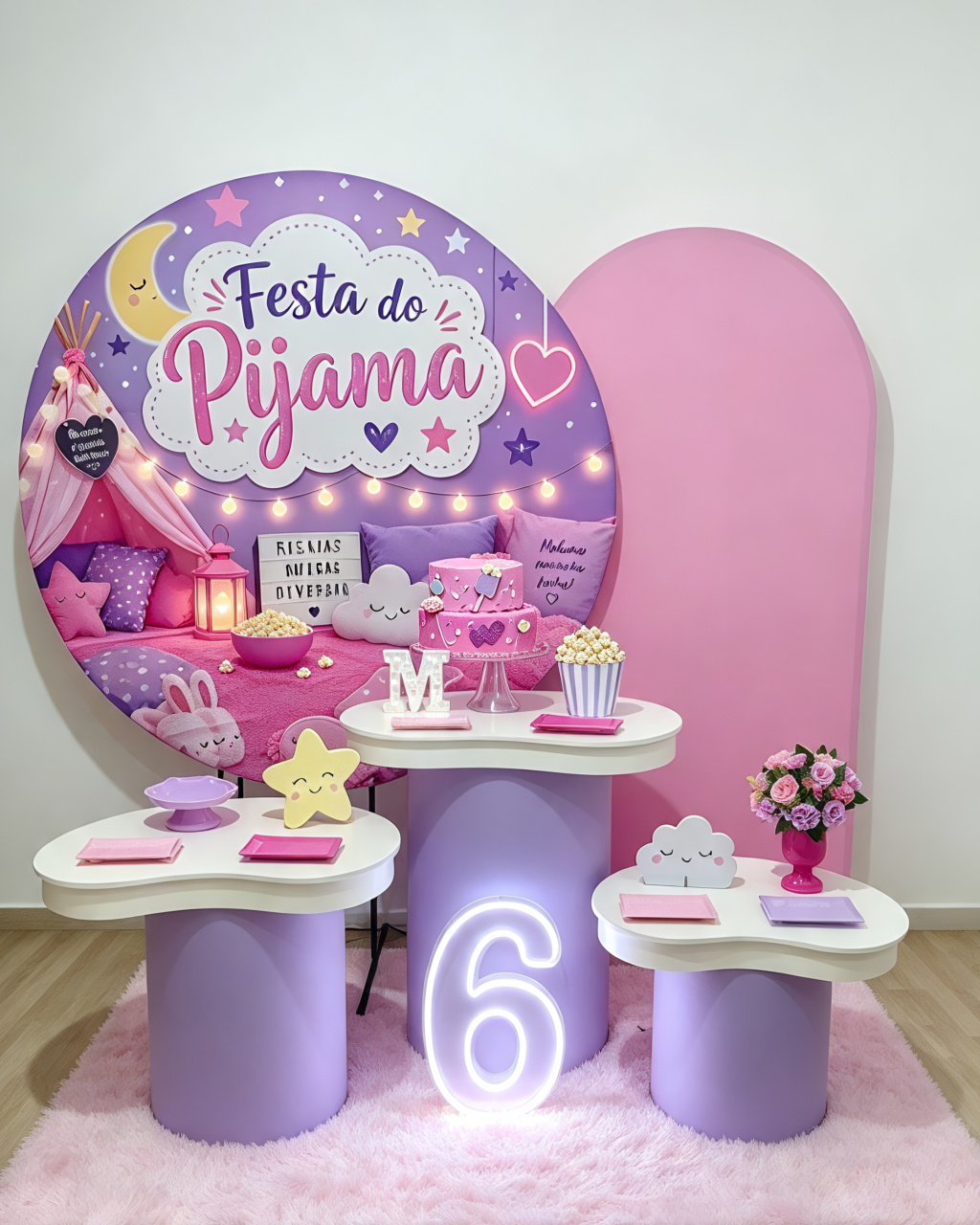 Festa Do Pijama - Orgânico 2 + Led - Juntosparasempre 