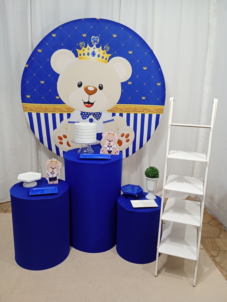 Ursinho Realeza - Kit Galera Reunida + Escadinha  - Juntosparasempre 