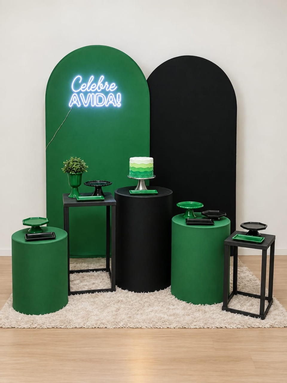 Celebre A Vida - Verde E Preto - Juntosparasempre 