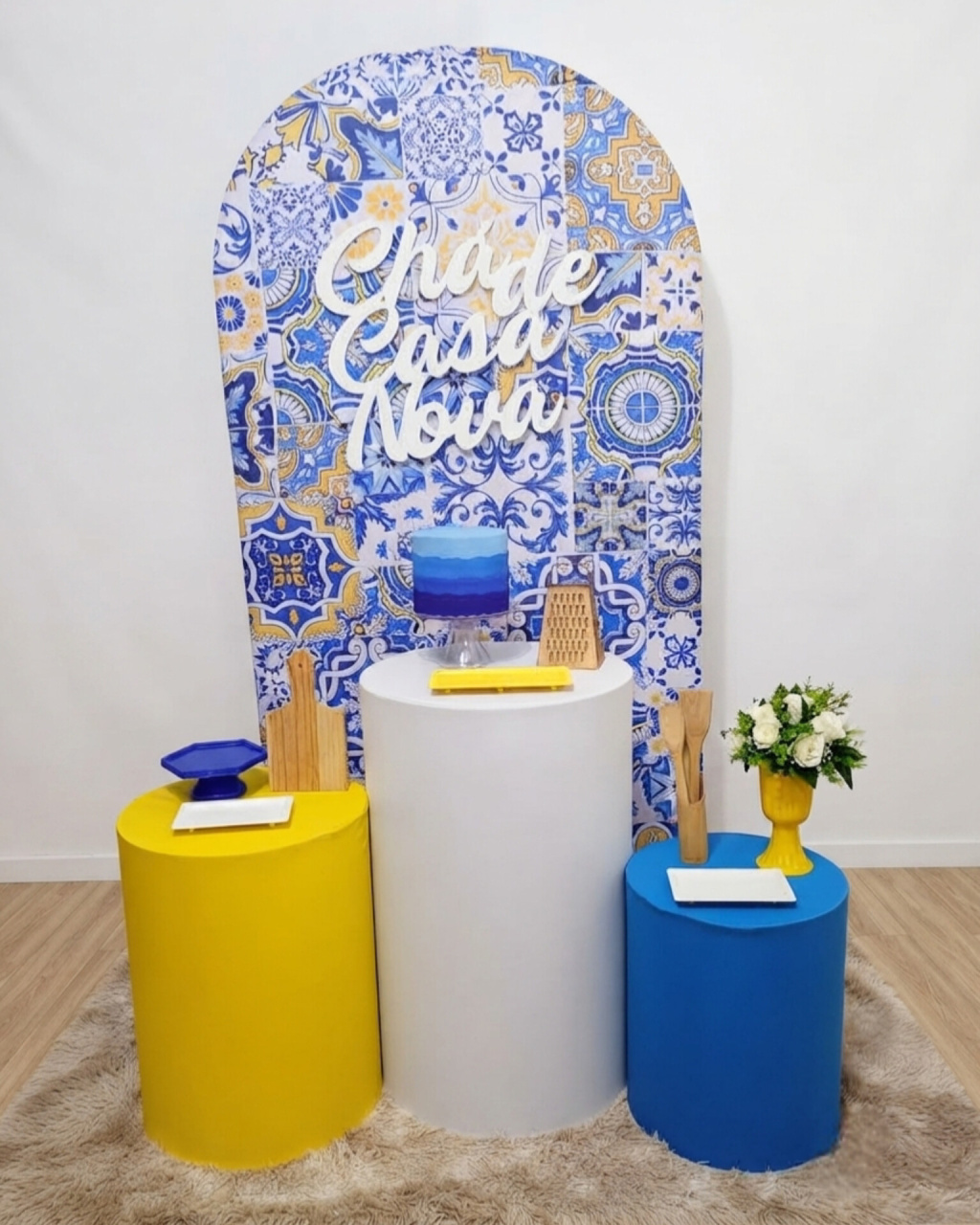 Chá de Casa Nova / Azulejo Português - Kit 1 - Juntosparasempre 