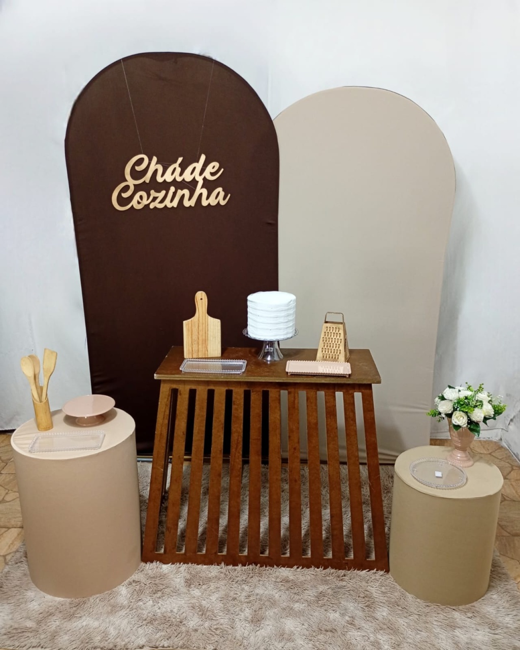 Chá de Cozinha Marrom 3 - Juntosparasempre 