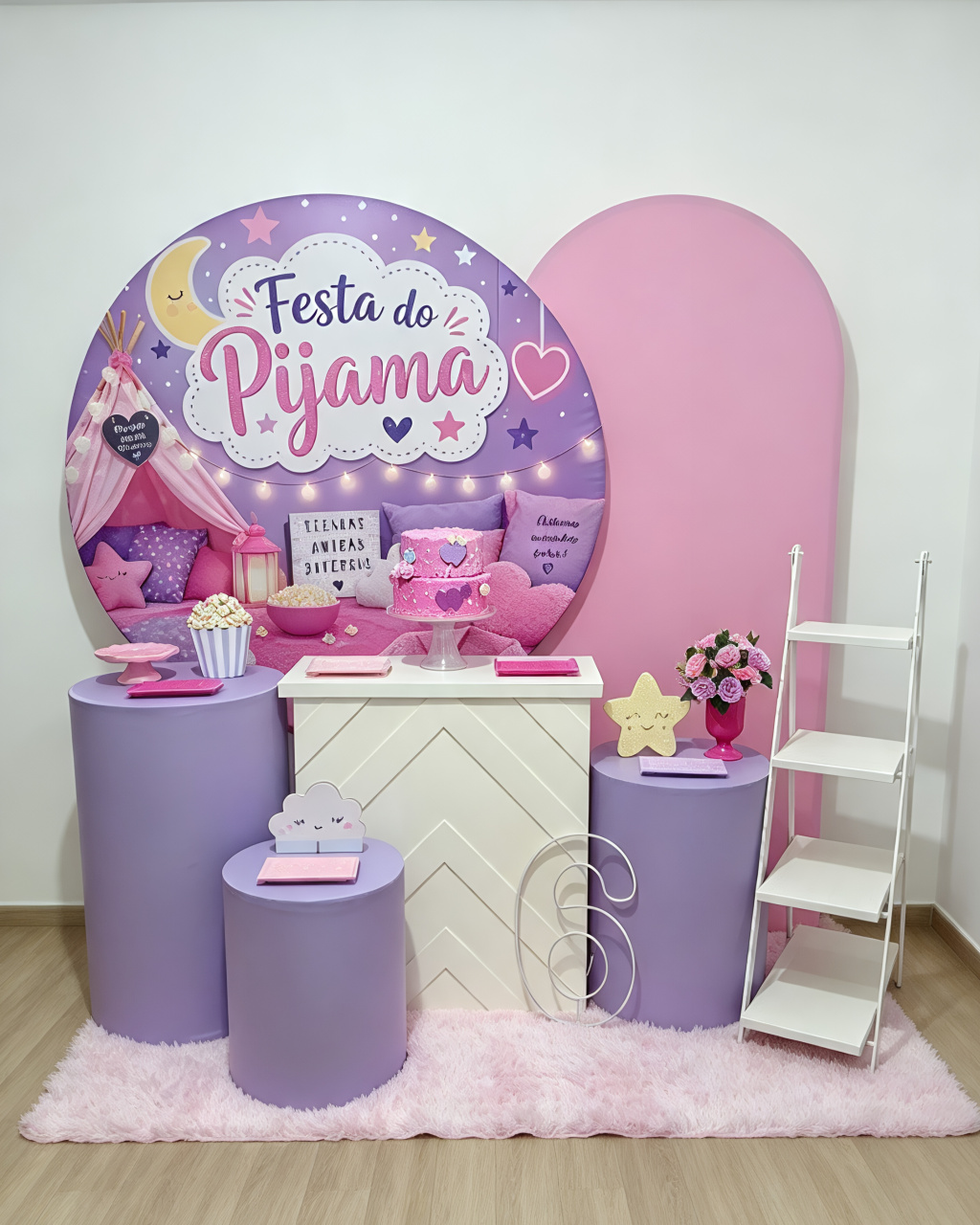 Festa Do Pijama - Kit 3 + Led - Juntosparasempre 